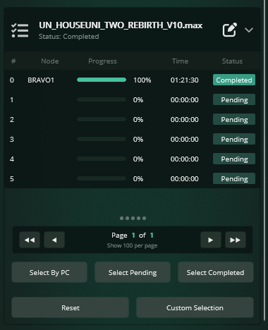 View changes in frame list